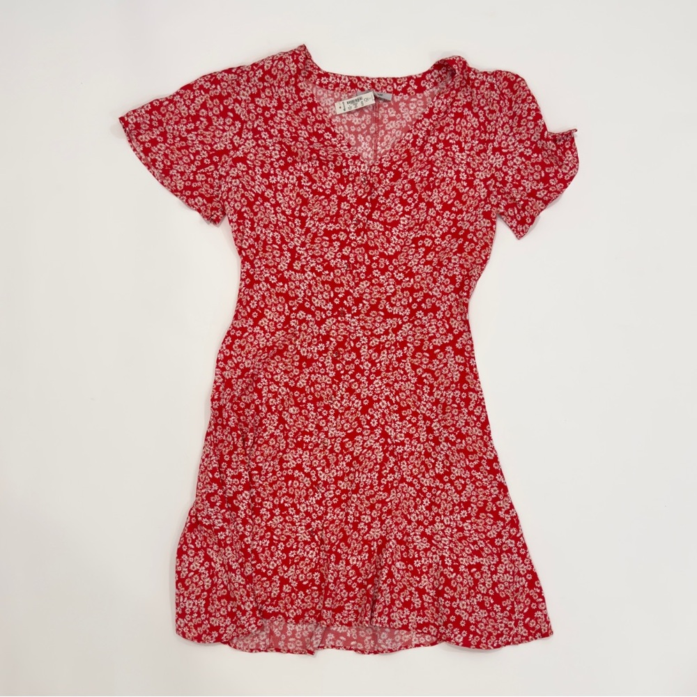 Madewell Flutter-Sleeve Mini Dress in Floral size 2 - Picture 6 of 11